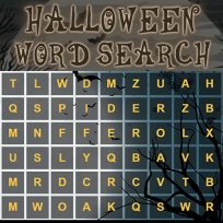 ملصق اللعبة Halloween Word Search