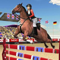 ملصق اللعبة Horse Jumping Show 3D