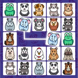 ملصق اللعبة Kris Mahjong Animals