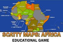 ملصق اللعبة Scatty Maps Africa