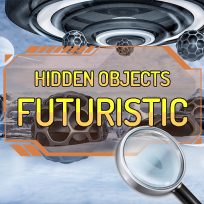 ملصق اللعبة Hidden Objects Futuristic