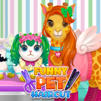 poster of Funny Pet Haircut game