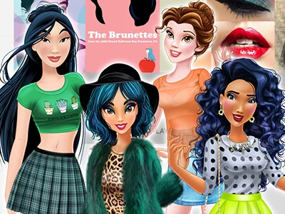 poster of Play Princess Style Vlog: Tips for Brunettes Game Online 2024 game