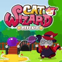 ملصق اللعبة Cat Wizard Defense