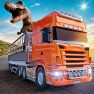 poster of Animal Zoo Transporter Truck Driving Game 3D game