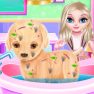 poster of Baby Elsa Puppy Surgery game