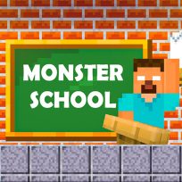 ملصق اللعبة Monster School Challenges