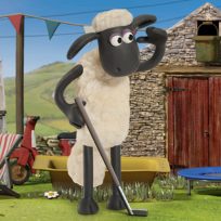 ملصق اللعبة Shaun The Sheep Baahmy Golf