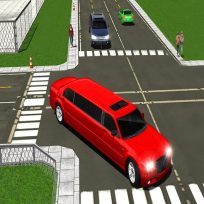 ملصق اللعبة Big City Limo Car Driving 3D