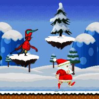 poster of Santa Christmas Run game