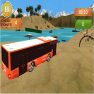 poster of Beach Bus Driving : Water Surface Bus Game game