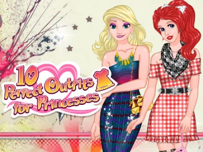 poster of Play 10 Perfect Outfits for Princesses Game Online 2024 game