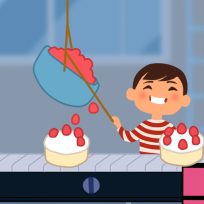 ملصق اللعبة Cake & Candy Business Tycoon