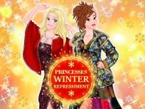 poster of Princesses Winter Refreshment game