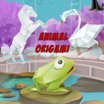 poster of Animal Origami Coloring game