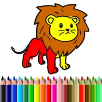 poster of BTS Lion Coloring Book game