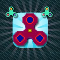 ملصق اللعبة Fidget Spinner.io