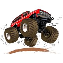 ملصق اللعبة Monster Trucks Memory