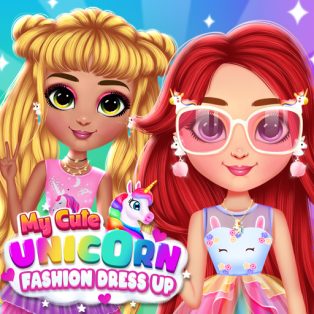 poster of My Cute Unicorn Fashion Dress Up game