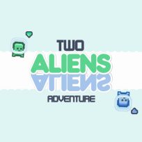 ملصق اللعبة Two Aliens Adventure