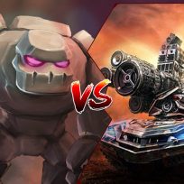 poster of Tank VS Golems game