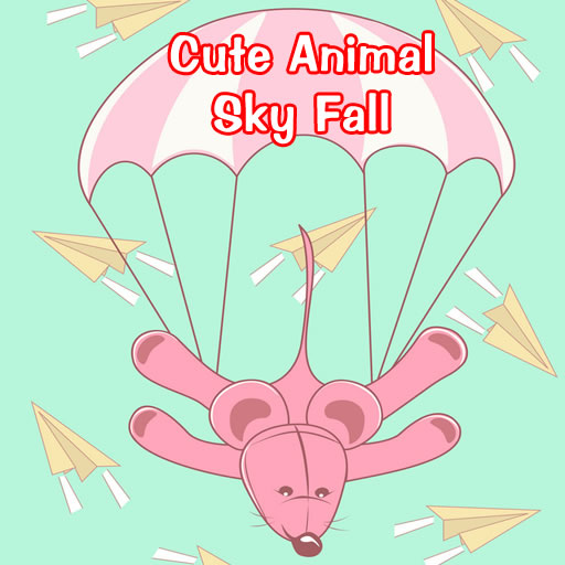 poster of Play Cute Animals Sky Fall Game Online 2024 game