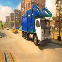 poster of Road Garbage Dump Truck Driver game