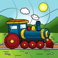 poster of Transport Wavy Jigsaw game