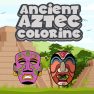 poster of Ancient Aztec Coloring game