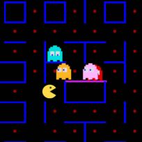 ملصق اللعبة Dumb Pacman