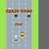 ملصق اللعبة Crazy Road