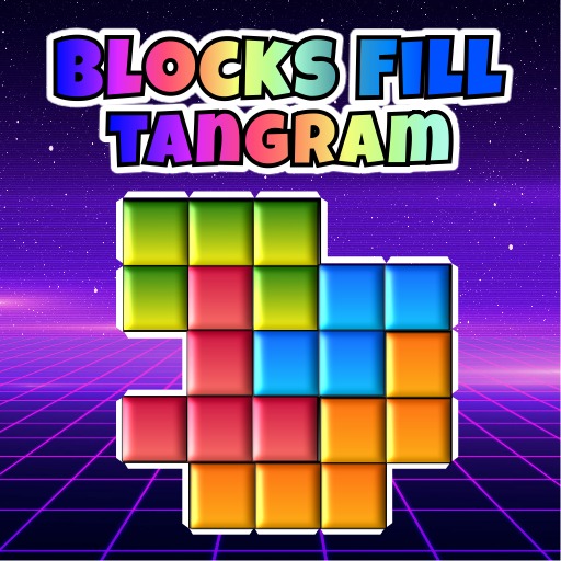 poster of Play Blocks Fill Tangram Puzzle Game Online 2024 game