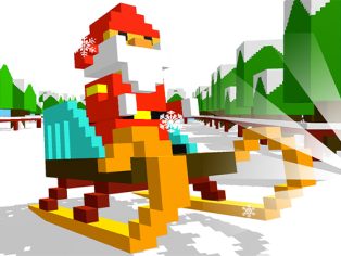 poster of Sliding Santa game