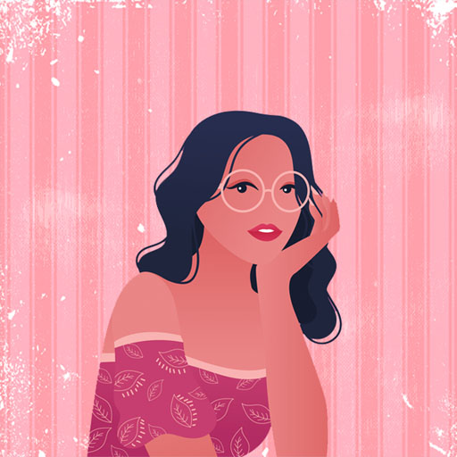 poster of Play Curly Haired Jigsaw Game Online 2024 game