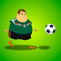 ملصق اللعبة Fat Soccer