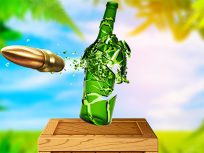 ملصق اللعبة Real Bottle Shooter Game