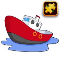 ملصق اللعبة Cartoon Ship Puzzle