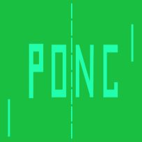 ملصق اللعبة Pong