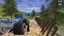 ملصق اللعبة Monster Truck Offroad Driving Mountain