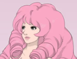 poster of Play Crystal Gem Rose Quartz Dress Up Game Game Online 2024 game