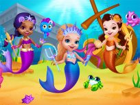 poster of Little Mermaids Dress Up game