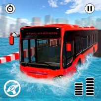 ملصق اللعبة River Coach Bus Driving Simulator Games 2020