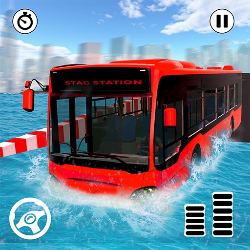poster of Play River Coach Bus Driving Simulator Games 2020 Game Online 2024 game