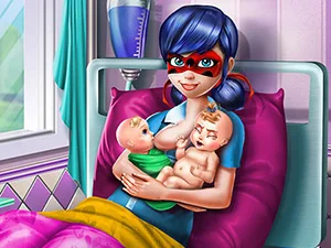 poster of Play Dotted Girl Twins Birth Game Online 2024 game