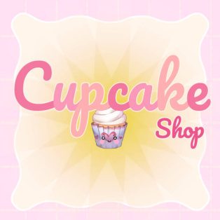 ملصق اللعبة Cupcake Shop