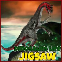 poster of Dinosaurs Life Jigsaw game