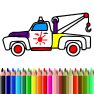 ملصق اللعبة BTS Trucks Coloring