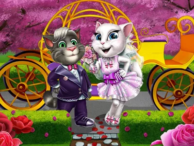 poster of Play Angie Spring Wedding! Game Online 2024 game