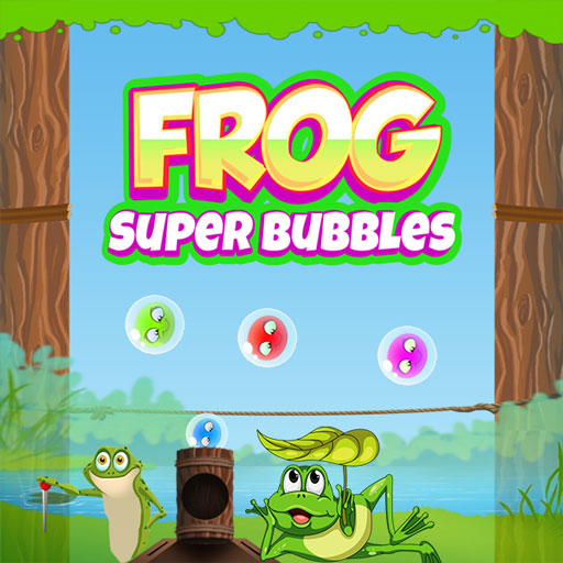 poster of Play Frog Super Bubbles Game Online 2024 game
