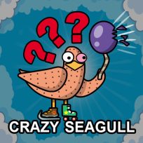 ملصق اللعبة Crazy Seagull